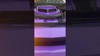 SHAKERRRRR #moparornocar #hemi #purple #challenger #carspotting