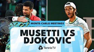 Novak Djokovic & Lorenzo Musetti's Monte-Carlo 2023 & 2024 Meetings! 