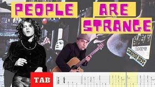 People are Strange | Fingerstyle | The Doors acoustic guitar cover with TABS