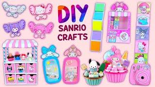 12 DIY SANRIO CRAFTS - Sanrio Fidgets - Organizer - School Supplies and more... #sanrio