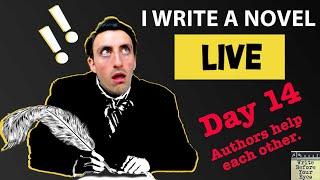 I write a novel(LIVE):DAY 14 Watch me write a novel in real-time. Lots of writing advice for authors