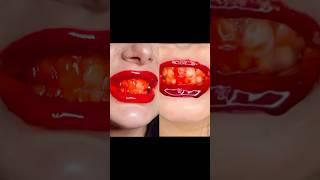 Most viral peel off tint with @molchanovamua​⁠ #makeuphacks #beautyhacks #peeloffmakeup #fyp