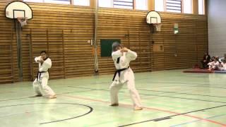 Koryo, Prüfung zum 2. DAN in der Taekwondo-Schule Sappl