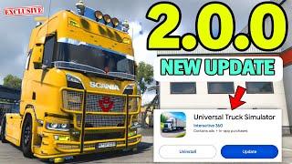 Universal Truck Simulator New update | V.2.0.0 New Version RELEASE Confirmed