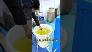 Waste oil filter machine