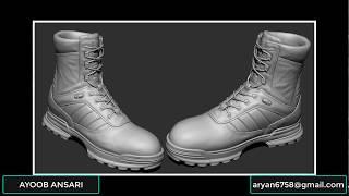 SHOES modeling in zbrush