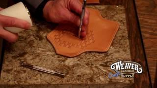 Stamping Leather with a Camouflage Stamping Tool