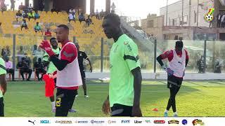 BLACK STARS HOLDS THEIR FIRST TRAINING AT THE ACCRA STADIUM AHEAD OF 2025 AFCON QUALIFIERS