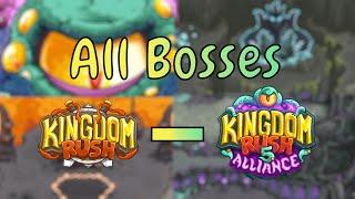 Kingdom Rush All Bosses | KR1 - KR5