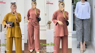 Spesial Setelan One Set Cantik  | Model Gamis Terbaru | Baju Setelan Wanita Terbaru