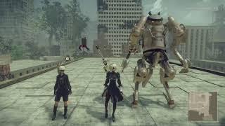 NieR Automata #7 Доп.зад. [Пропавшая девочка,Блуждающая парочка, Отец Серво воин-монах]