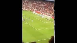 SUPER PLAYER MESSI SCORE AMAZING GOL WITH AMAZING KICK AND WNDRFUL GOL