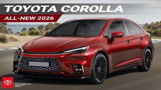 Toyota Corolla 2026 Luxurious Exterior with Seductive Futuristic Touches? REDESIGN