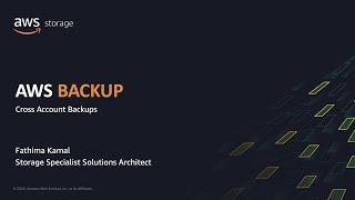 AWS Backup Demo: Cross-Account & Cross-Region Backup