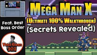 Mega Man X Walkthrough | 100% Guide w/Boss Order | Video Games 101