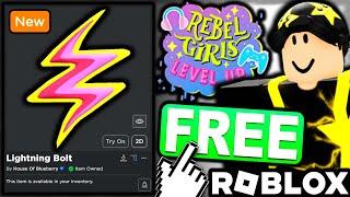 FREE ACCESSORY! HOW TO GET Blueberry x Rebel Girls Lightning Bolt! (ROBLOX EVENT)