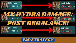 How The Hydra Rebalance Affect My Teams | F2P Strategy | RAID: Shadow Legends