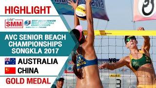 Clancy/Bawden (AUS) vs WangFan/YueYuan (CHN) | AVC Beach Volleyball 2017 | Highlight