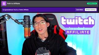 HOW TO HIT TWITCH AFFILIATE (30 DAYS)!