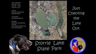 Leo visits Storrie Lake State Park