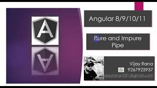 Pure and Impure pipe in Angular.