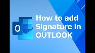 Create an email signature in Outlook | APTeck Tutorials