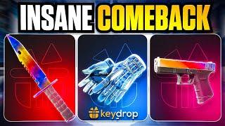 WE MADE INSANE COMEBACK ON KEYDROP?! (Keydrop Promo Code 2024)