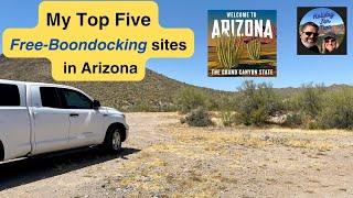 My Top Five BLM and Dispersed Camping sites in Arizona