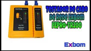 Testador de cabo de rede Exbom  FEPRO-TR200