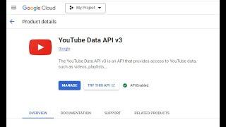 How to create your Youtube Data API key to use it in your project