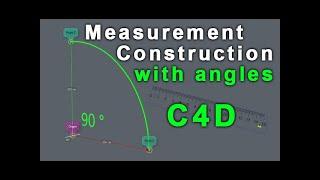 C4D Tool - Accurate Measurement Construction in Cinema 4D like in Sketchup with Tool