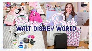 PREP and PACK with me for DISNEY WORLD | Disney Packing Vlog