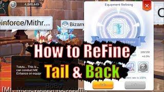 Ragnarok M Eternal Love How to Refine Tail & Back HeadWear