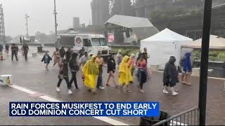 Old Dominion show cut short at Musikfest after storms hit the area