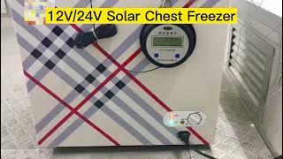 DC 12V/24V Solar Chest Freezer