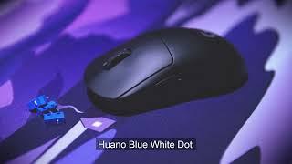 Logitech G Pro Wireless - Huano Blue White Dot Switches