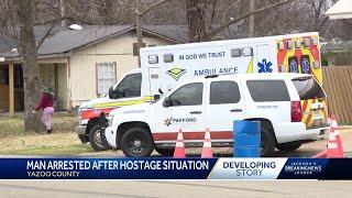 Man arrested after hostage situation