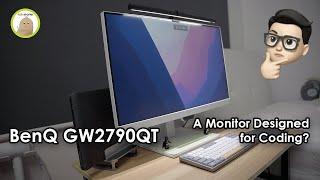 A monitor designed for programming/coding? (ft. the BenQ GW2790QT and ScreenBar)