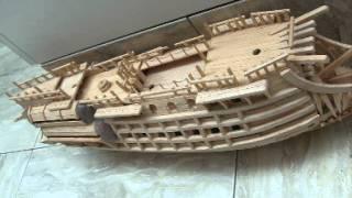 Flying dutchman model ship 