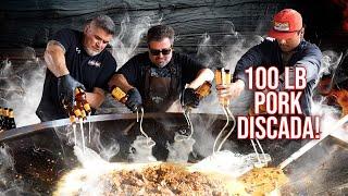 How To Cook a BEER PORK BIG DISCADA! | Al Frugoni - Open Fire Cooking