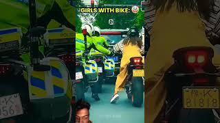 lady biker vs boys  #edit #bike #man #motorbike #motorcycle #aura #viral #usa #newyork #bike #girls
