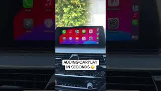 Activating CarPlay within seconds! #applecarplay #carplay #bmw5series #carupgrade #modification #bmw
