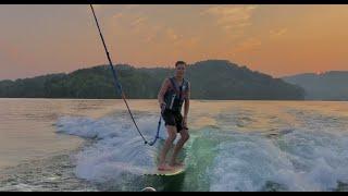 Norris Lake, TN [Caves, Cliffs, Rope Swings, Bare-footing and Wake Surfing]