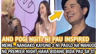 KIMPAU NANGAKO PALA KAY VICE NA MANUOD NG PREMIER NIGHT BIDANG BIDA SI PAU SA ST SYMPRE KINILIG SI K