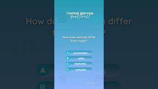 Frontend interview questions: Quiz 30 #javascript #react #interview #developer #coding  #programming