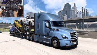 Kansas - American Truck Simulator | Thrustmaster TX gameplay