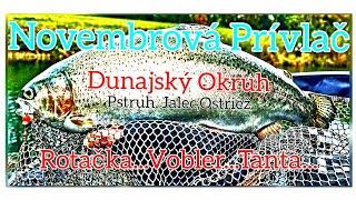 Novembrová Prívlač - Dunajský Okruh/Rotačka, Vobler, Tanta, /Trout&Perch Spinning Fishing