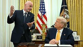 Trump speaks in Oval Office with FIFA president: Full video