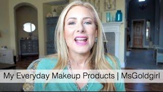 My Everyday Makeup Products | MsGoldgirl