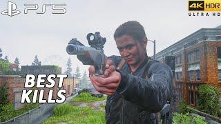 The Last of Us 2 PS5 Remastered - Best Kills 2 ( Grounded ) | 4k 60FPS